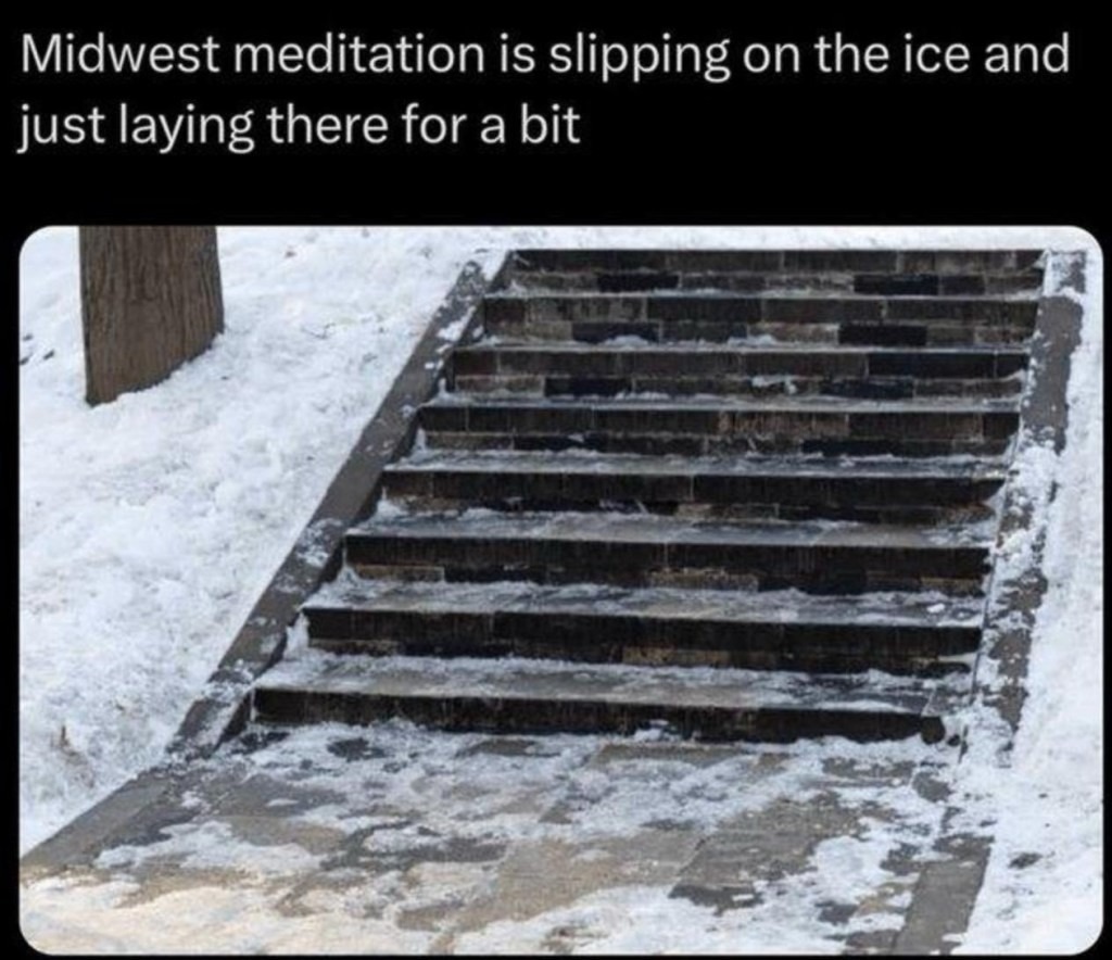 Just praying nothing broke – meme
