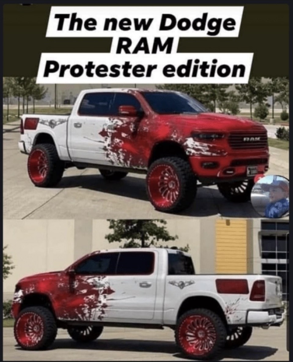 Don’t block roads – meme