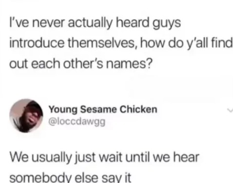 us guys will wait for someone else to say their name – meme