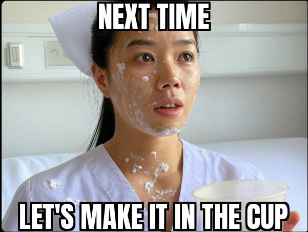 When the nurse asks for a specimen – meme