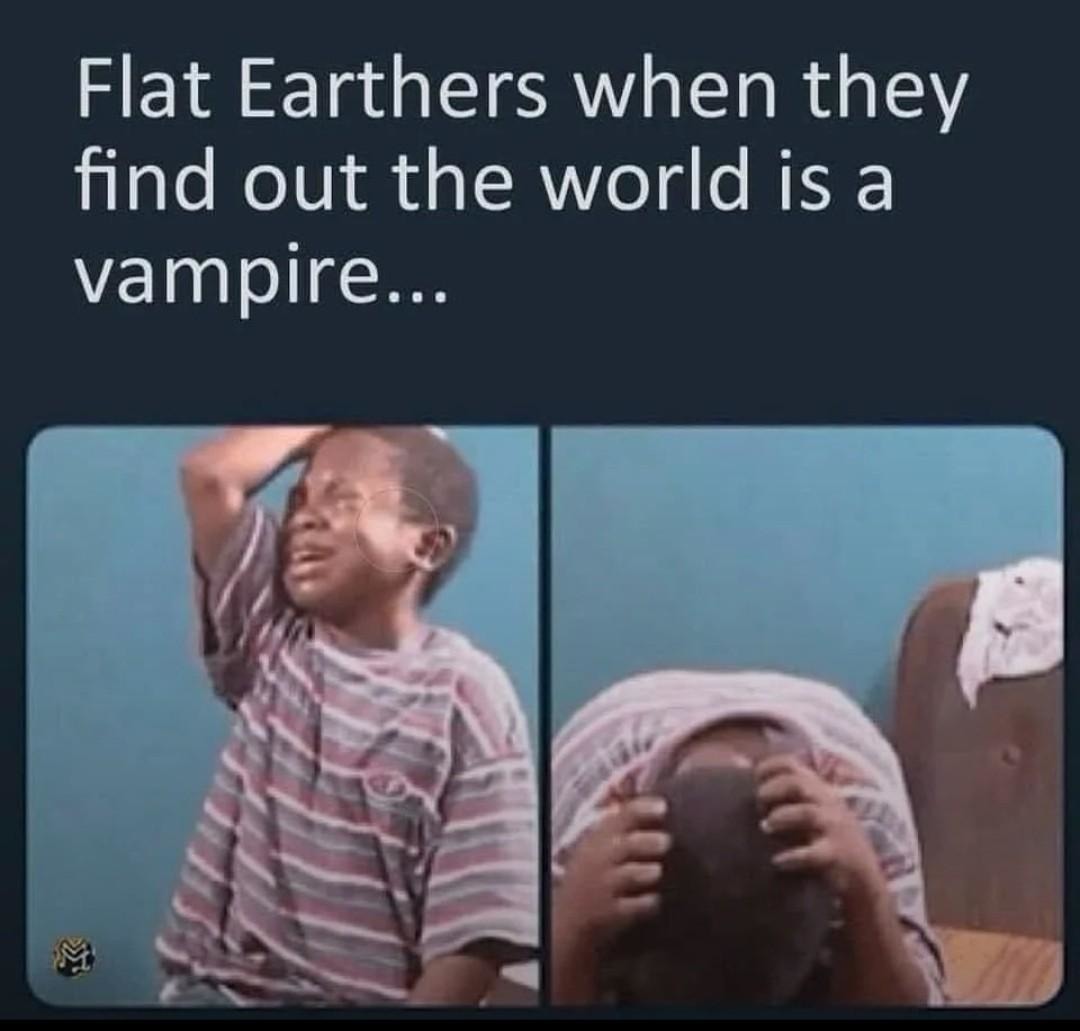 Take that, flat earthers! – meme