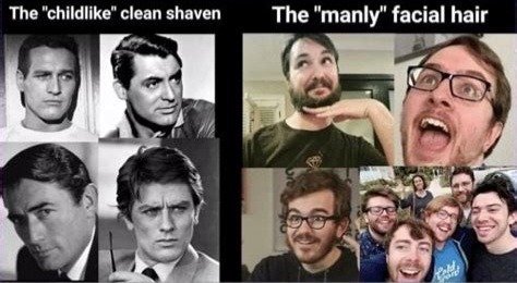 I actually went for a shave the other day, it was rather nice. – meme