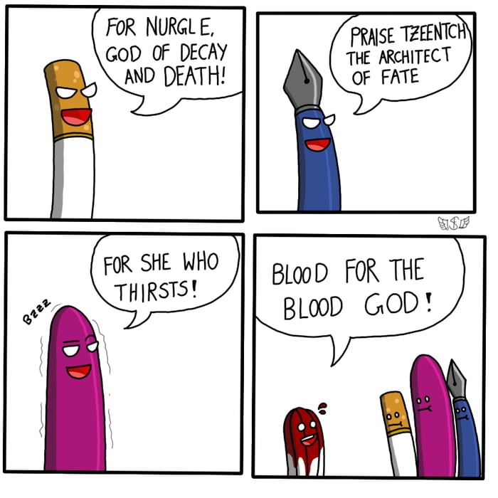 Blood For The Blood God! – meme