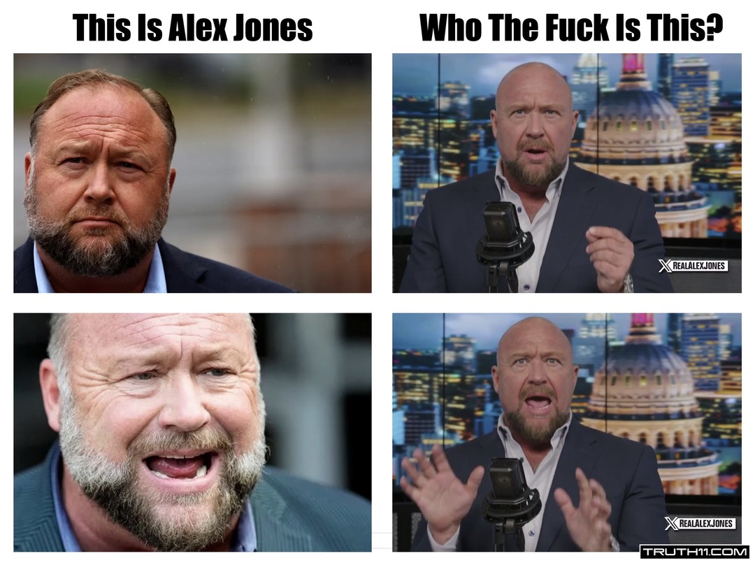 Alex Jones Vs The Man Pretending To Be Alex Jones – meme
