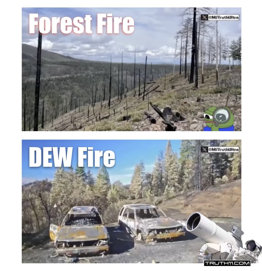 Real Forest Fire Vs DEW Fire – meme