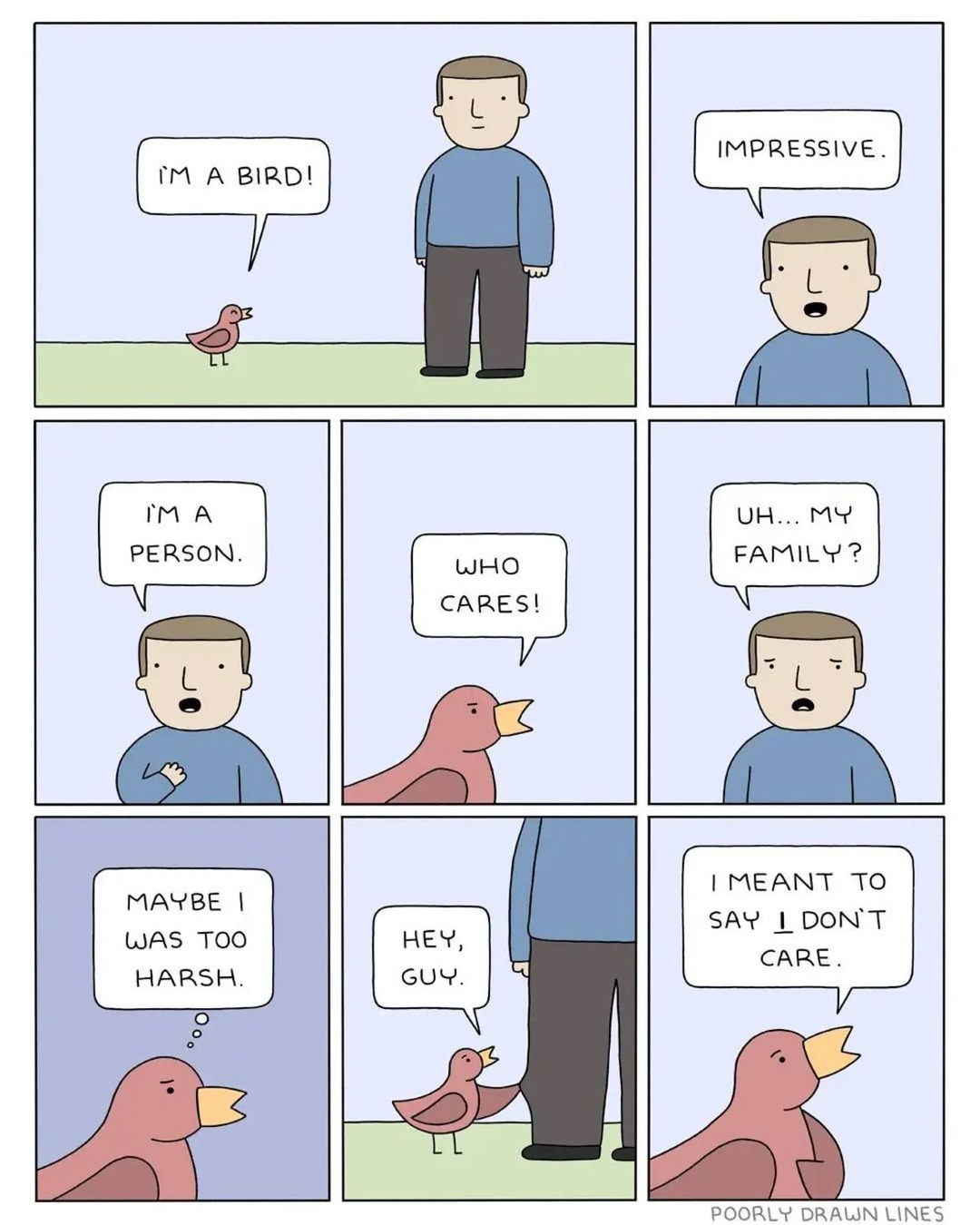 Perhaps I was too harsh – meme