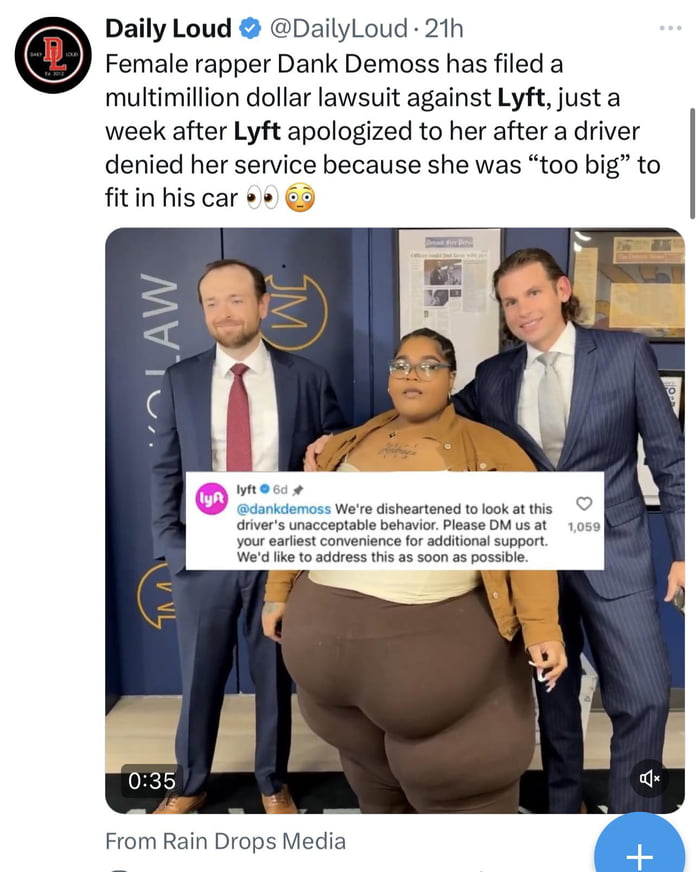 Ah yes sue the company because of your weight