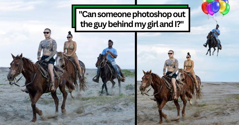 Epic Editing Thread Goes Viral on X After Man Asks Photoshop Pros for Help