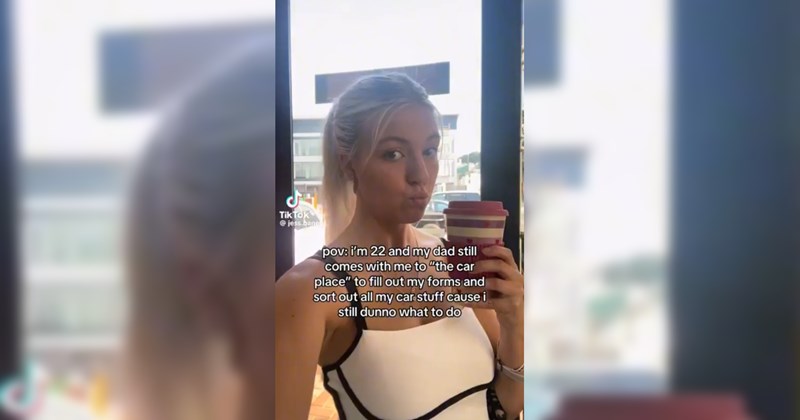 22-year-old causes controversy asking her dad to fill out forms for her at car dealership: ‘What is wrong with these parents? Stop being pathetic’