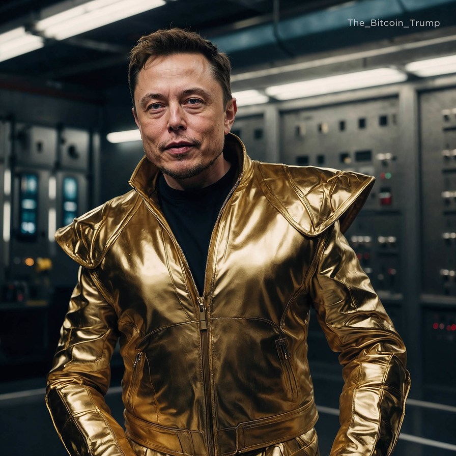The Bitcoin Trump / Elon Mars – meme