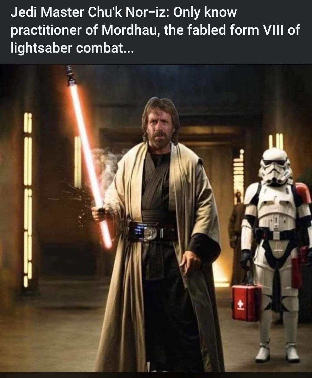 My the Chuck be with you – meme