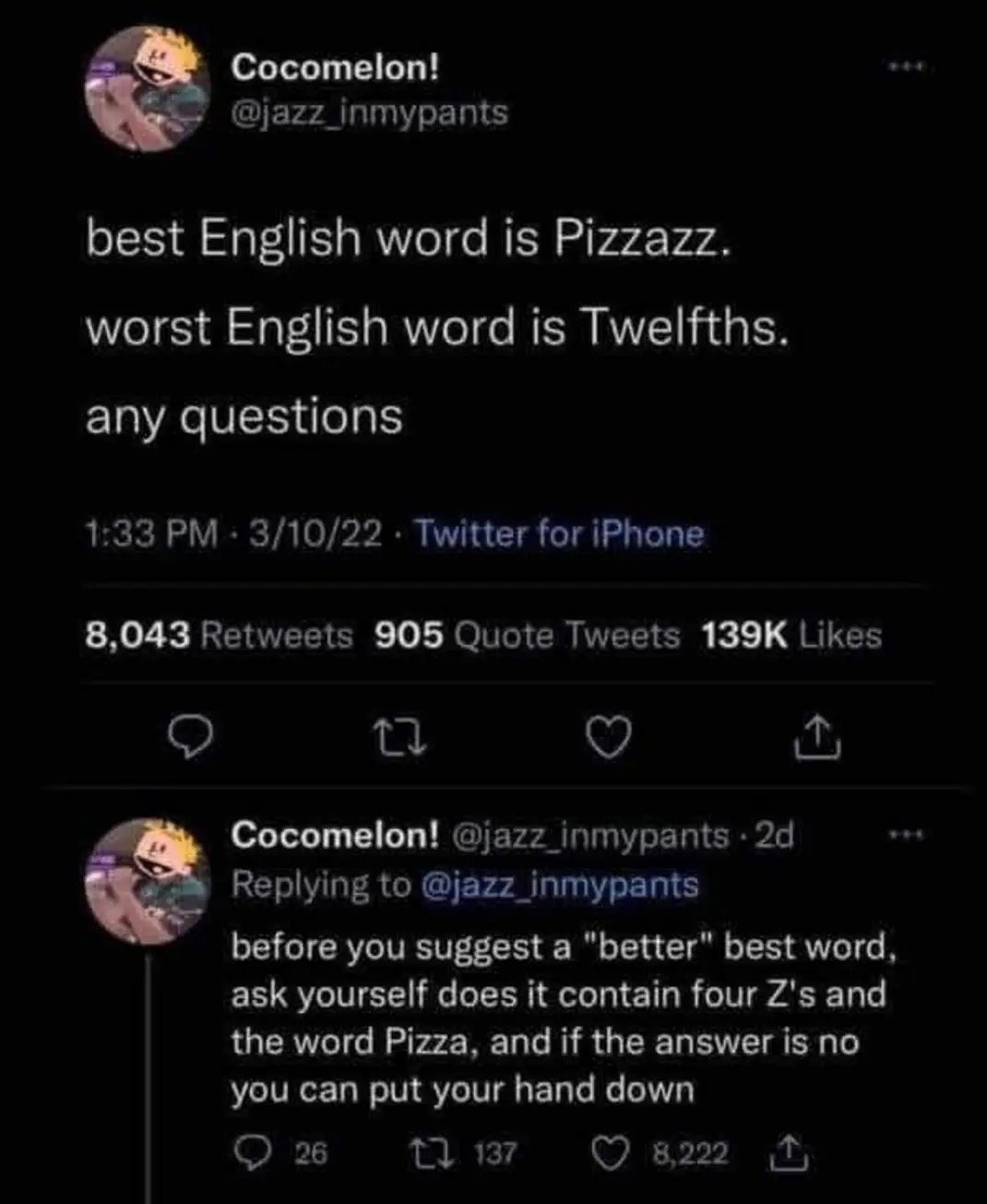 Best and worst – meme