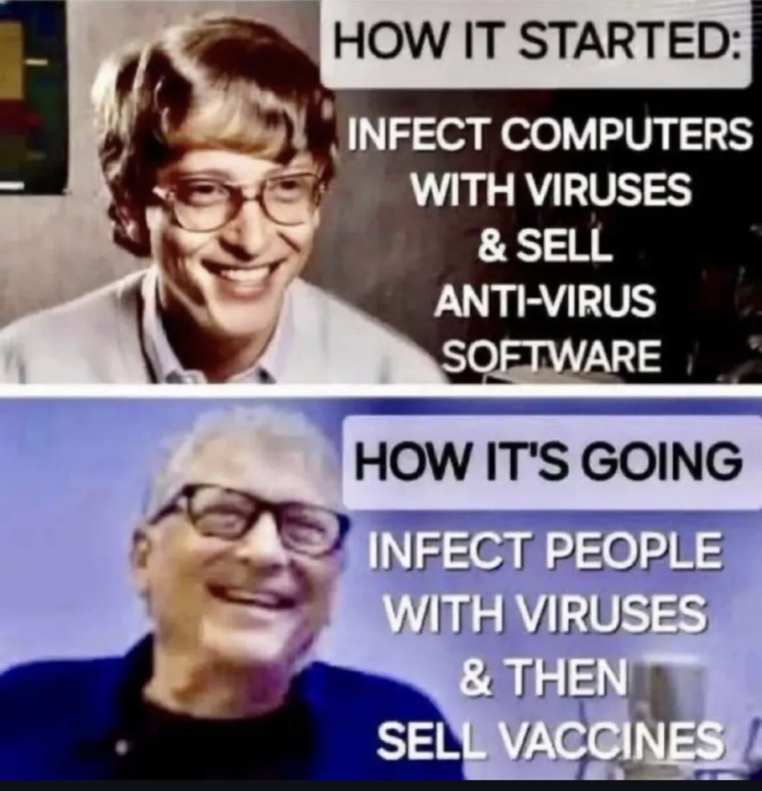 Its insane that the likes Gates and Fauci etc can do the shit they do without consequences – meme