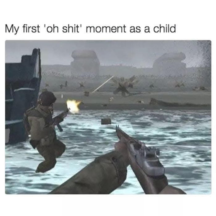 Epic days. I lived the war through the Medal of Honor series