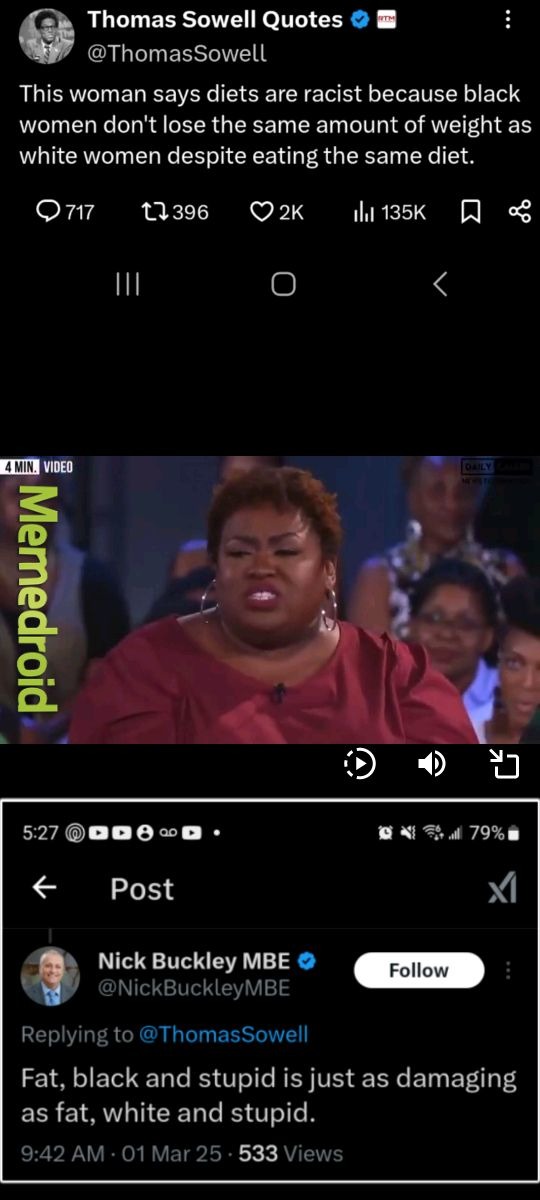Diets are racist – meme