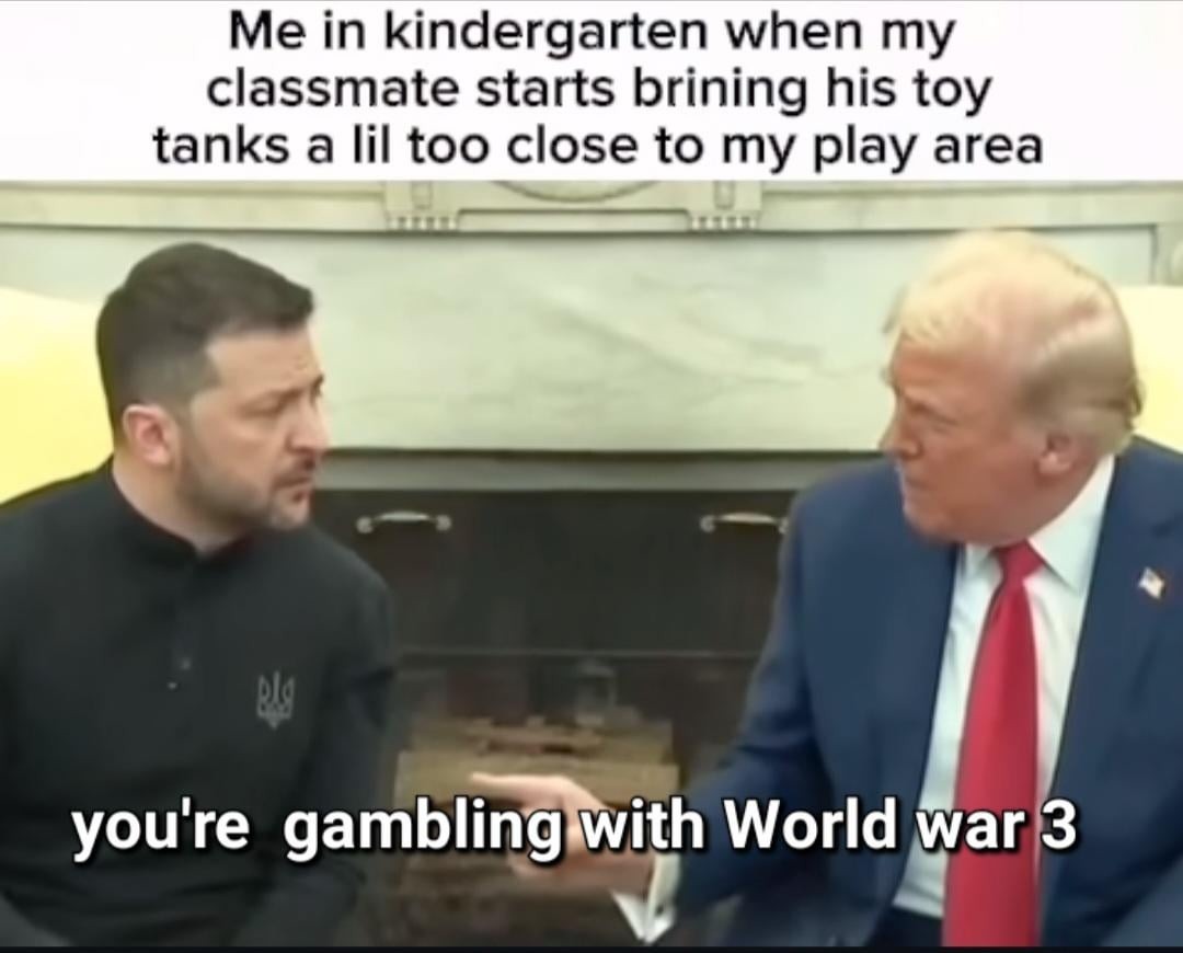 You’re gambling with WW3 meme