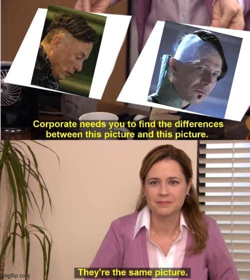 Elon Musk new hairstyle meme