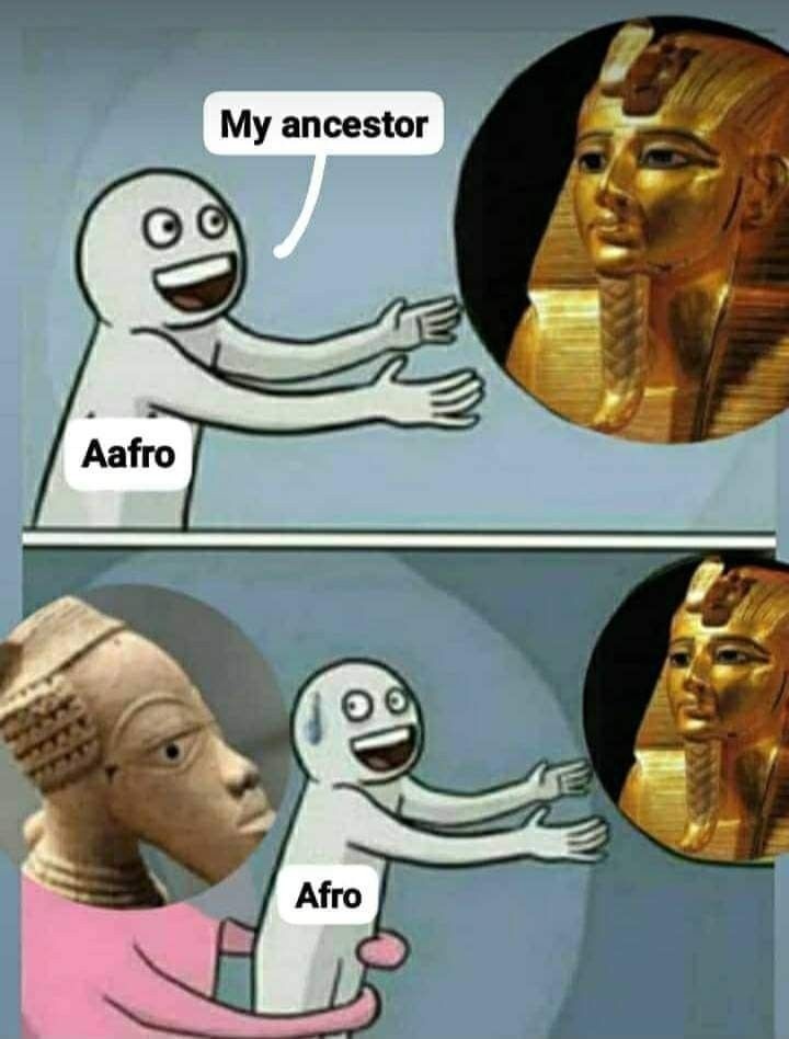 Afrocentrics lies about Egypt – meme