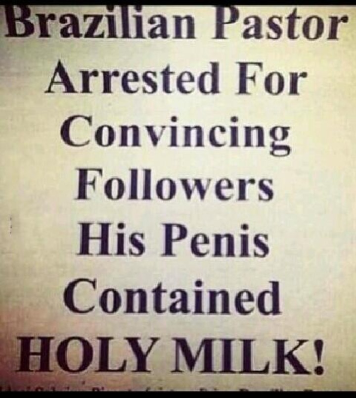 Man of God, the milk was salty – meme