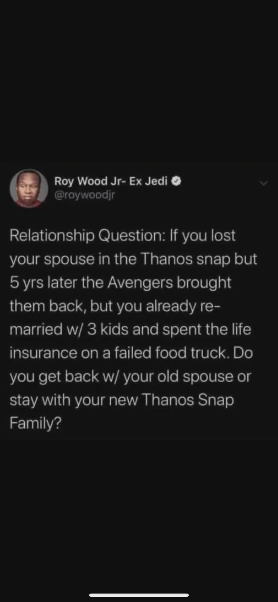 Relationship question – meme