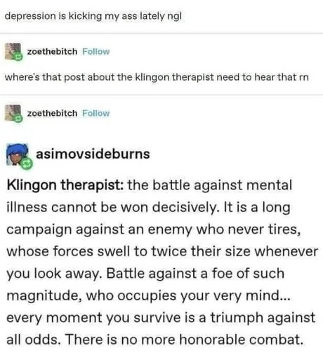 The battle against depression – meme