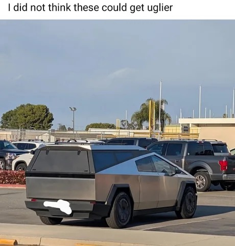 New Cybertruck design – meme