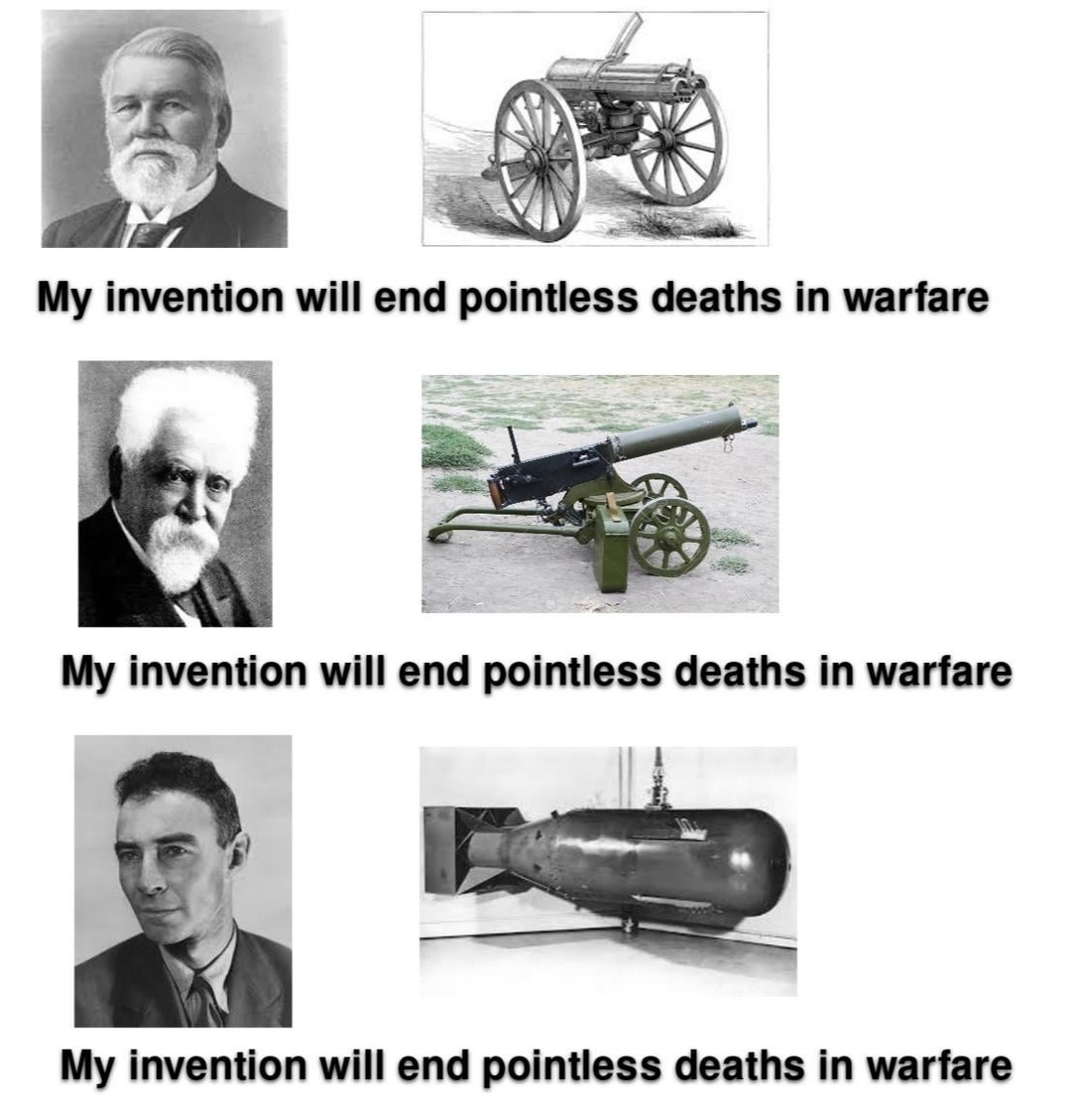 My memes will end pointless deaths in warfare