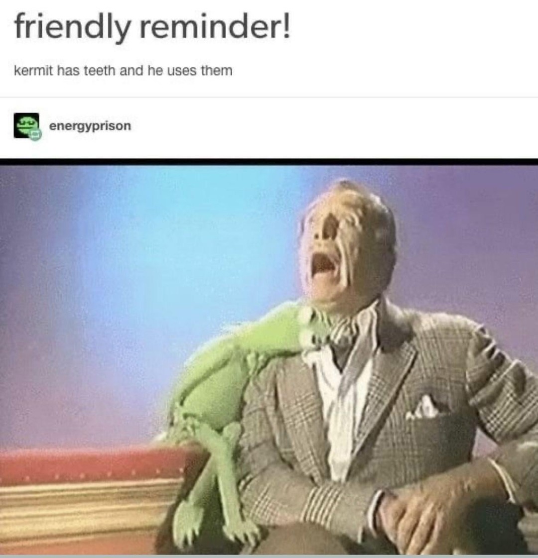 Kermit reminder – meme